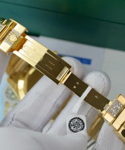 Rolex Daytona Eye Of Tiger Gold Wrapped Customs Moissanite Diamonds (13)