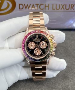 Rolex Daytona M116595RBOWDP 18K Solid Gold and Gemstones Customs (1)