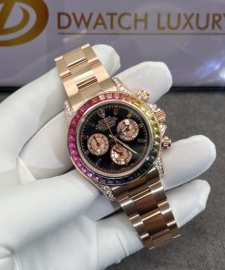 Rolex Daytona M116595RBOWDP 18K Solid Gold and Gemstones Customs (1)