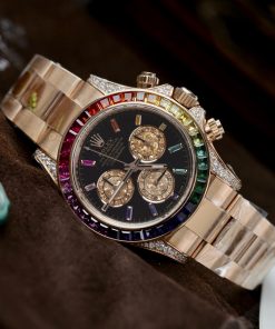 Rolex Daytona Rainbow 116595RBOW Noob Factory Best Replica (9)
