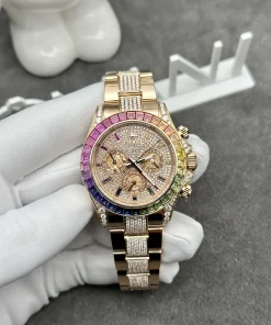 Rolex Daytona Rainbow 116595RBOW Real Gold 18K Diamonds & Gemstones 40mm (1)