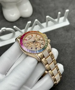 Rolex Daytona Rainbow 116595RBOW Real Gold 18K Diamonds & Gemstones 40mm (1)