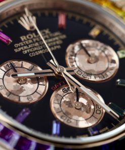 Rolex Daytona Rainbow 116595RBOW Real Gold 18K & Natural Diamonds Gemstone 40mm (12)