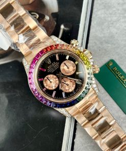 Rolex Daytona Rainbow 116595RBOW Replica Watches Best Quality Noob Factory 40mm (7)