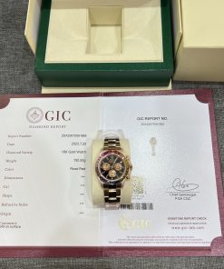 Rolex Daytona Rainbow Custom Diamonds Moissanite 18K Gold Wrapped TW 40mm (2)