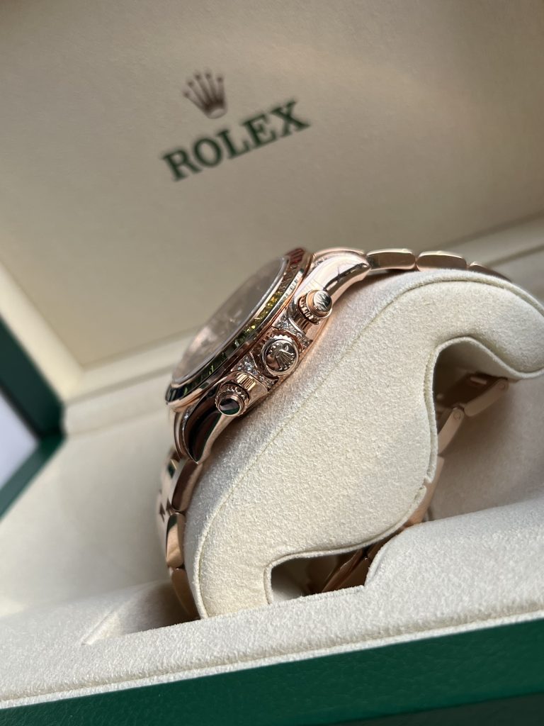 Rolex Daytona Rainbow Custom Diamonds Moissanite 18K Gold Wrapped TW 40mm (2)