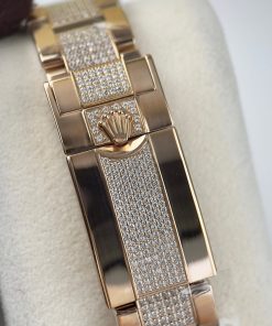 Rolex Daytona Rainbow Custom Full Diamonds & Synthentic Sapphire Ruby Gold Wrapped