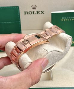 Rolex Daytona Rainbow Natural Diamond Watch with Gold Wrapped MOP Dial 40mm (11)