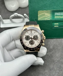 Rolex Daytona Real Gold 18K Customs Meteorite Dial Best Replica 40mm (1)