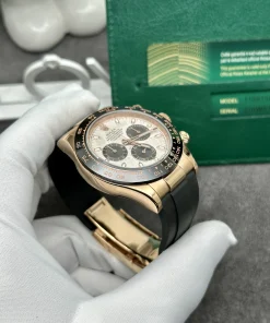 Rolex Daytona Real Gold 18K Customs Meteorite Dial Best Replica 40mm (1)