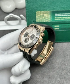 Rolex Daytona Real Gold 18K Customs Meteorite Dial Best Replica 40mm (1)