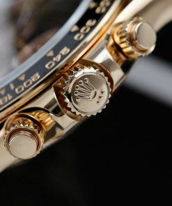 Rolex Daytona Replica 11 Watch Custom Gold Wrapped + Moissanite Diamonds Hong Kong 40mm (2)