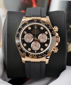 Rolex Daytona Replica 11 Watch Custom Gold Wrapped + Moissanite Diamonds Hong Kong 40mm (2)