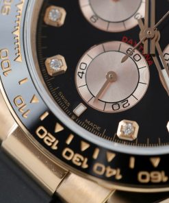 Rolex Daytona Replica 11 Watch Custom Gold Wrapped + Moissanite Diamonds Hong Kong 40mm (2)