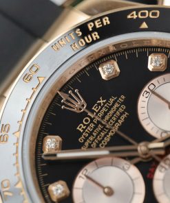 Rolex Daytona Replica 11 Watch Custom Gold Wrapped + Moissanite Diamonds Hong Kong 40mm (2)