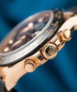 Rolex Daytona Replica Watch Custom 18K Solid Gold & Natural Diamond 40mm (2)