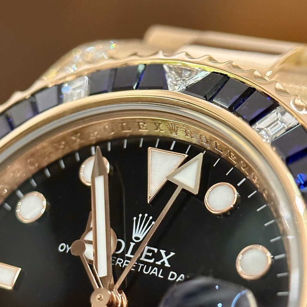 Rolex GMT-Master II 116748 Solid Gold Natural Diamond Watch 41mm (10)