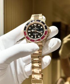 Rolex GMT-Master II 116748 Solid Gold Natural Diamond Watch 41mm (10)