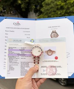 Rolex GMT-Master II 126755 SARU 18K Gold Wrapped Custom Moissanite Sapphire 41mm (1)