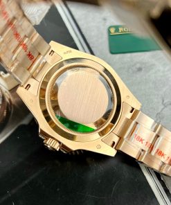 Rolex GMT-Master II 126755 SARU 18K Gold Wrapped Custom Moissanite Sapphire 41mm (11)