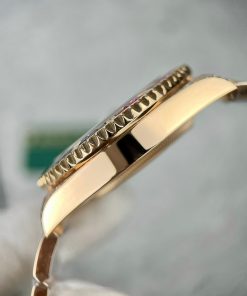 Rolex GMT-Master II 126755 SARU 18K Gold Wrapped Custom Moissanite Sapphire 41mm (11)