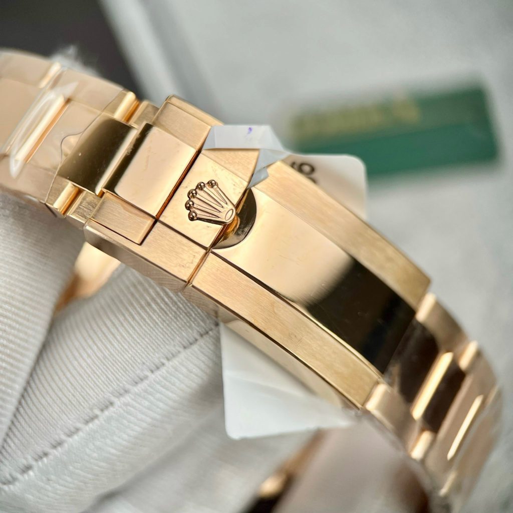 Rolex GMT-Master II 126755 SARU 18K Gold Wrapped Custom Moissanite Sapphire 41mm (11)