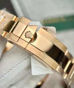 Rolex GMT-Master II 126755 SARU 18K Gold Wrapped Custom Moissanite Sapphire 41mm (11)