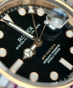 Rolex GMT-Master II 126755 SARU 18K Gold Wrapped Custom Moissanite Sapphire 41mm (11)