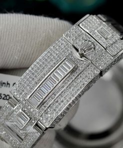 Rolex GMT-Master II Iced Out Customs Full Moissanite Hong Kong