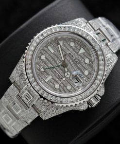 Rolex GMT-Master II Iced Out Customs Full Moissanite Hong Kong
