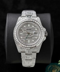 Rolex GMT-Master II Iced Out Customs Full Moissanite Hong Kong