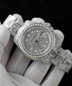 Rolex GMT-Master II Iced Out Customs Full Moissanite Hong Kong