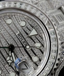 Rolex GMT-Master II Iced Out Customs Full Moissanite Hong Kong