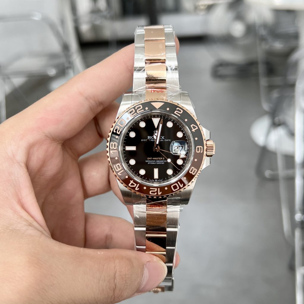 Rolex GMT-Master II Root Beer Super Fake Watch TW Factory 40mm (2)