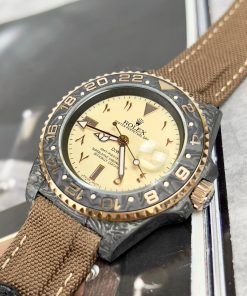 Rolex Gmt-Master II DIW Replica Watches Brown Strap 40mm (1)