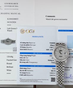 Rolex Iced Out Customs Full Moissanite Diamonds Best Replica 41mm (1)