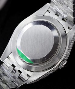Rolex Iced Out Customs Full Moissanite Diamonds Best Replica 41mm (1)