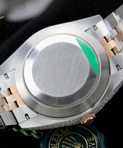 Rolex Iced Out DateJust Demi Custom Full Moissanite Diamonds Hong Kong 41mm (2)