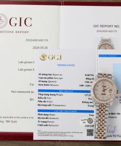 Rolex Iced Out DateJust Demi Custom Full Moissanite Diamonds Hong Kong 41mm (2)