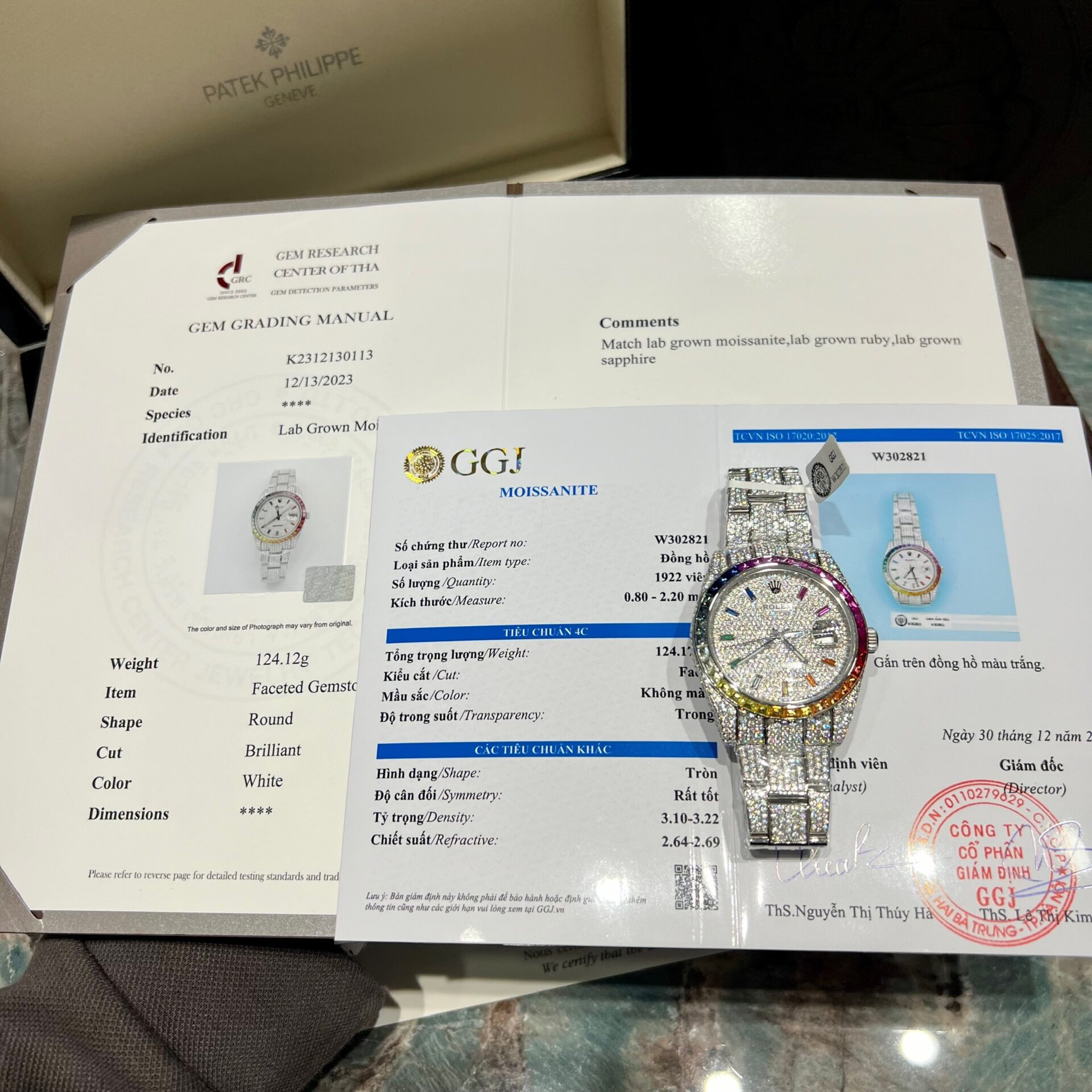 Rolex Iced Out Moissanite Custom Ruby Bezel DateJust Replica 41mm (2) Rolex Iced Out Moissanite Custom Ruby Bezel DateJust Replica 41mm (1)