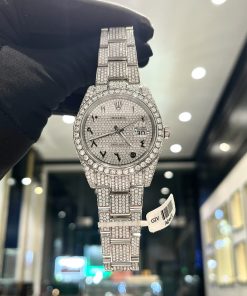 Rolex Iced Out Moissanite Datejust 126334 Best Replica Watch 41mm (2)