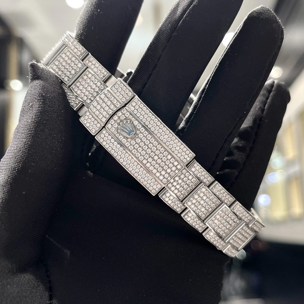 Rolex Iced Out Moissanite Datejust 126334 Best Replica Watch 41mm (4)