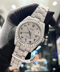 Rolex Iced Out Moissanite Datejust 126334 Best Replica Watch 41mm (4)