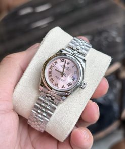 Rolex Lady-DateJust 279160 Pink Dial Replica Watches 28mm (6)