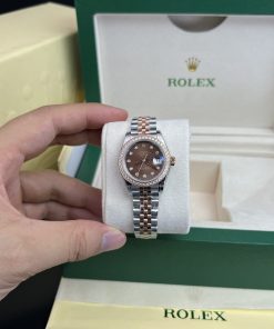 Rolex Lady DateJust Chocolate Dial Best Replica Watch Women's 28mm (2)