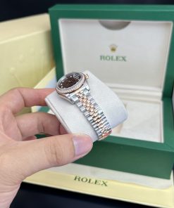 Rolex Lady DateJust Chocolate Dial Best Replica Watch Women's 28mm (5)