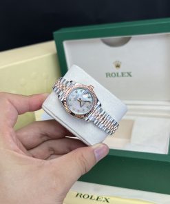 Rolex Lady DateJust Mother Of Pearl Dial Best Replica Watch 28mm (3)