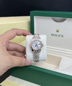 Rolex Lady DateJust Mother Of Pearl Dial Best Replica Watch 28mm (3)