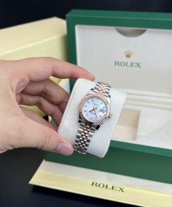 Rolex Lady DateJust Mother Of Pearl Dial Best Replica Watch 28mm (3)