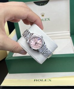 Rolex Lady DateJust Pink Dial Best Replica Watch Women's 28mm (5)